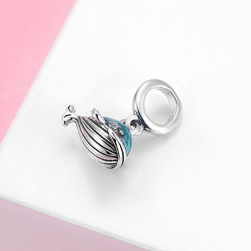 S925 Sterling Silver Dolphin Pendant
