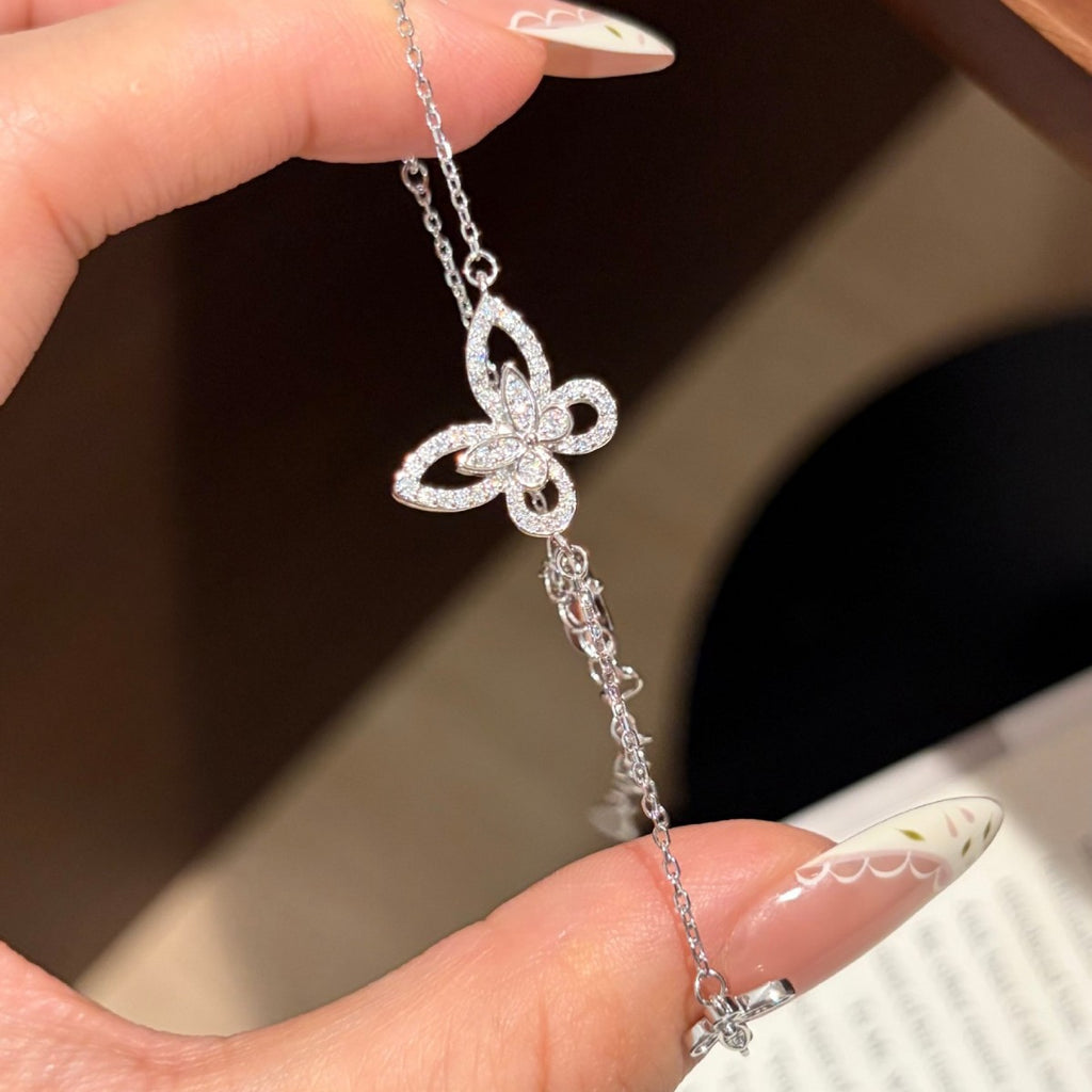 S925 Sterling Silver Phantom Butterfly Bracelet