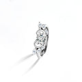 S925 Sterling Silver “Angel Wings” Moissanite Couple Ring