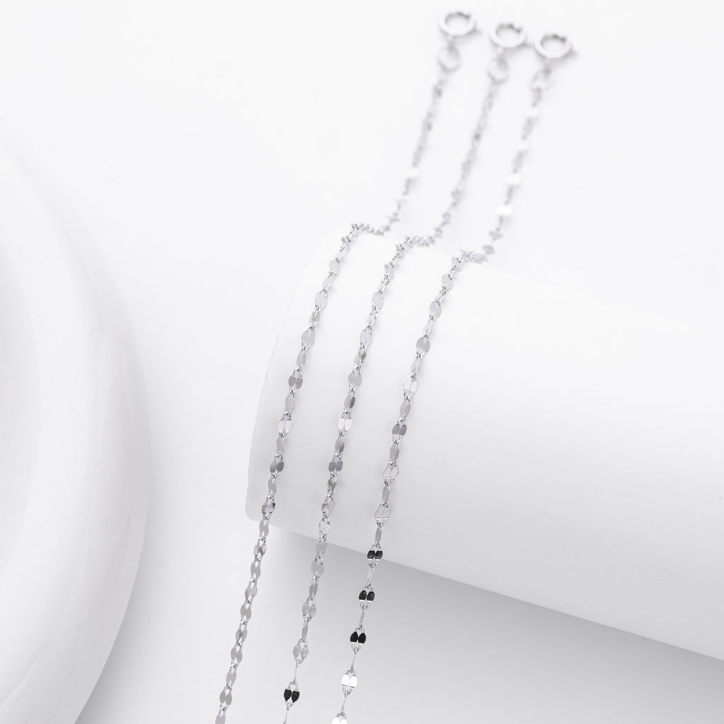 S925 Sterling Silver Sequin Bracelet