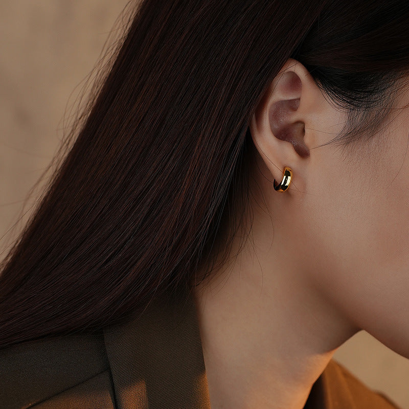 925 Sterling Silver Hoop Earrings