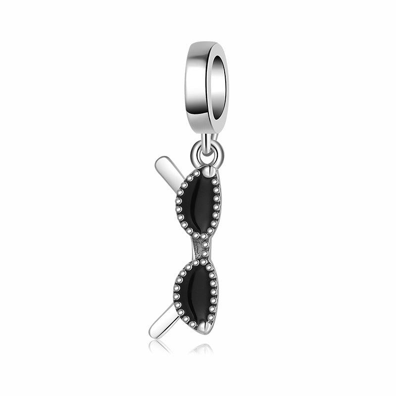 S925 Sterling Silver Sunglasses Bead Pendant
