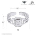 Stylish and simple S925 sterling silver ring with English letter band