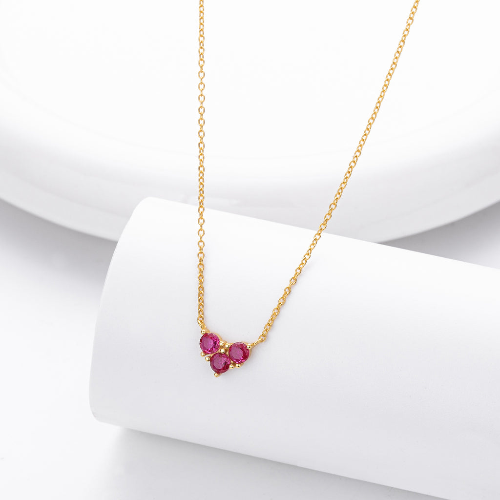 S925 Sterling Silver Niche Design Zirconia Necklace