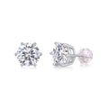 S925 Silver "Serene Moments" Moissanite Stud Earrings