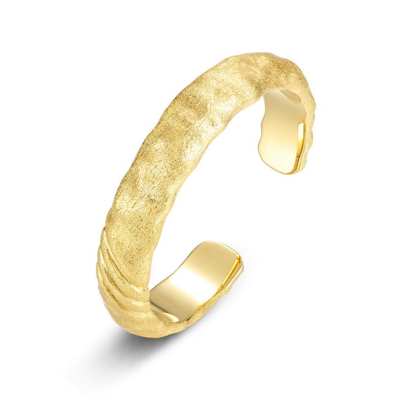 S925 Sterling Silver Gold Plated Ring