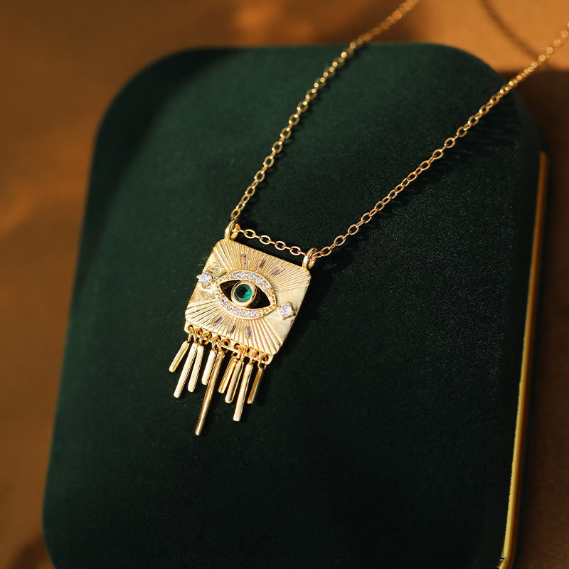 S925 Sterling Silver Necklace Set with Zirconia