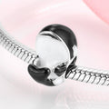 S925 Sterling Silver Orca Bead Pendant