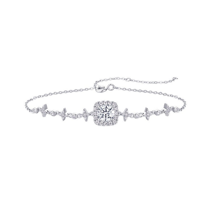 S925 Silver Moissanite Bracelet
