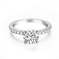 S925 silver mozzarella ring personalized light luxury fashion