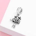 S925 Sterling Silver Movie Camera Shape Pendant