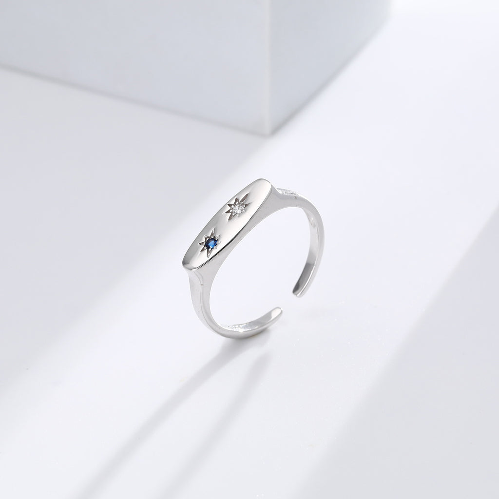 Popular S925 sterling silver rings in Europe and America, featuring niche designs