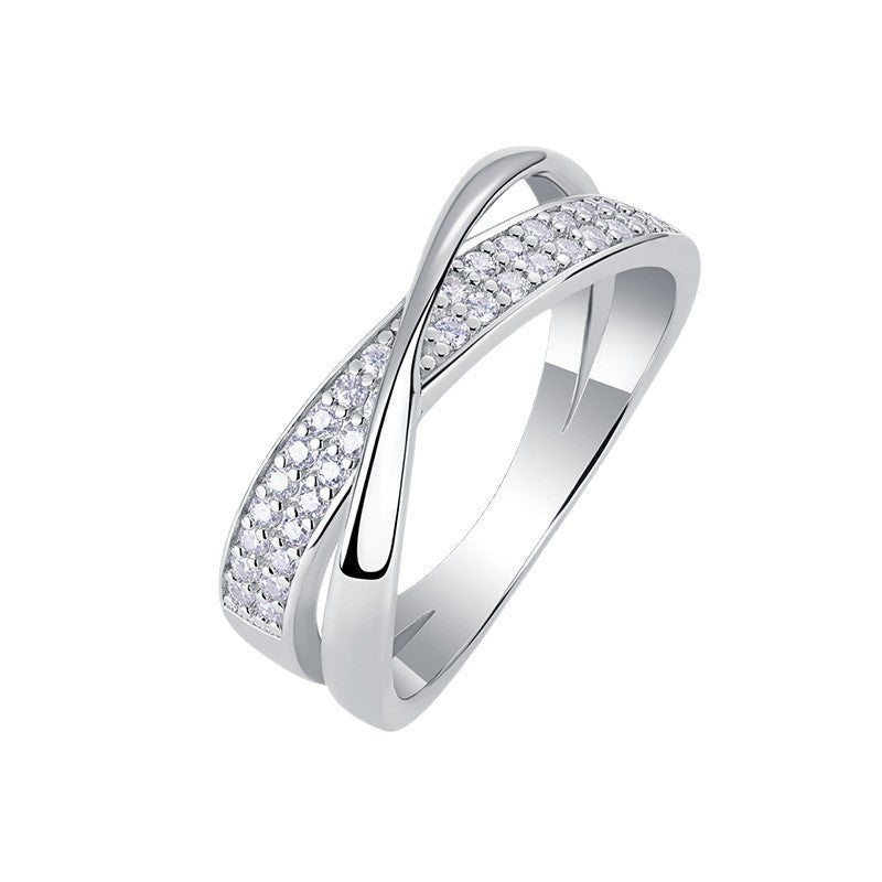 S925 Silver Moissanite Ring
