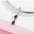 S925 Sterling Silver Sunglasses Bead Pendant