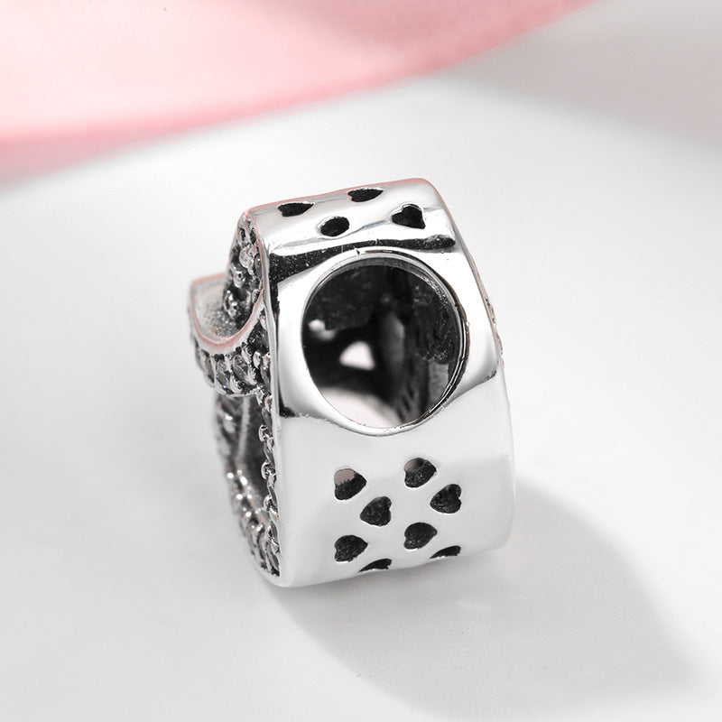 S925 Sterling Silver Loving Heart Infinite Zircon Pendant