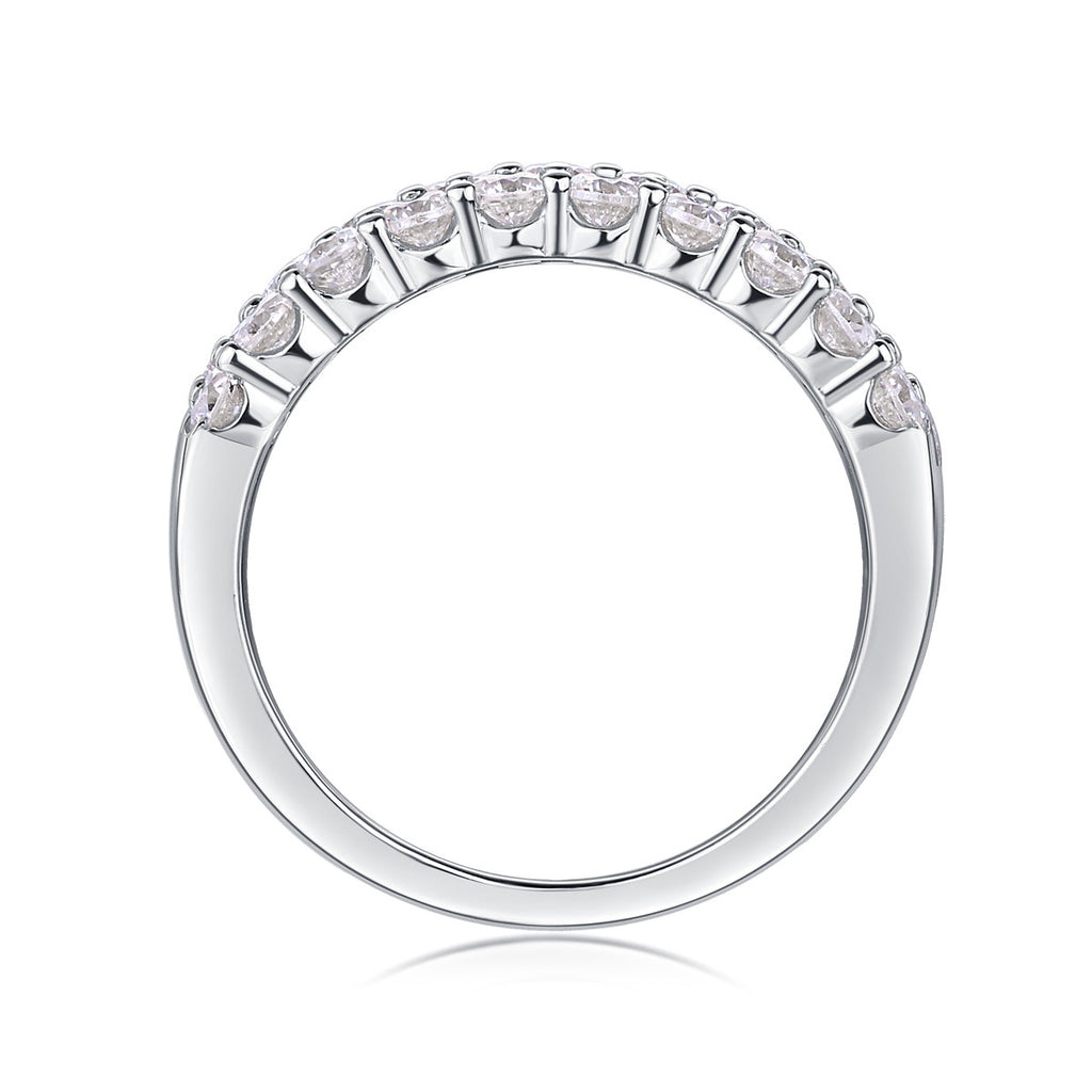 S925 Silver Moissanite Ring