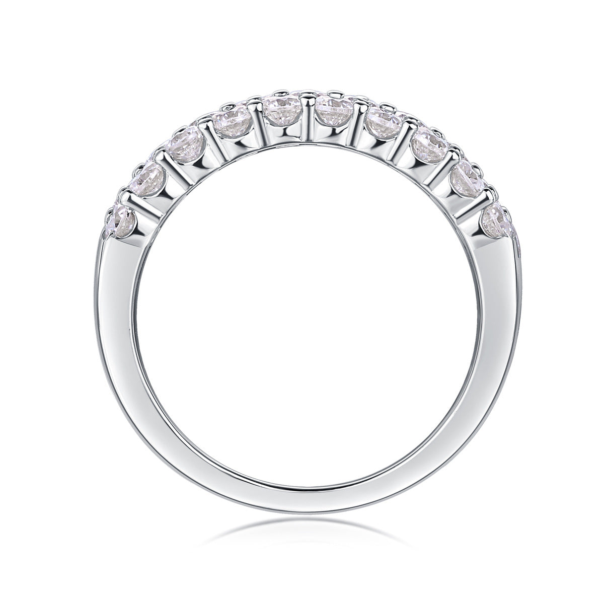 S925 Silver Moissanite Ring