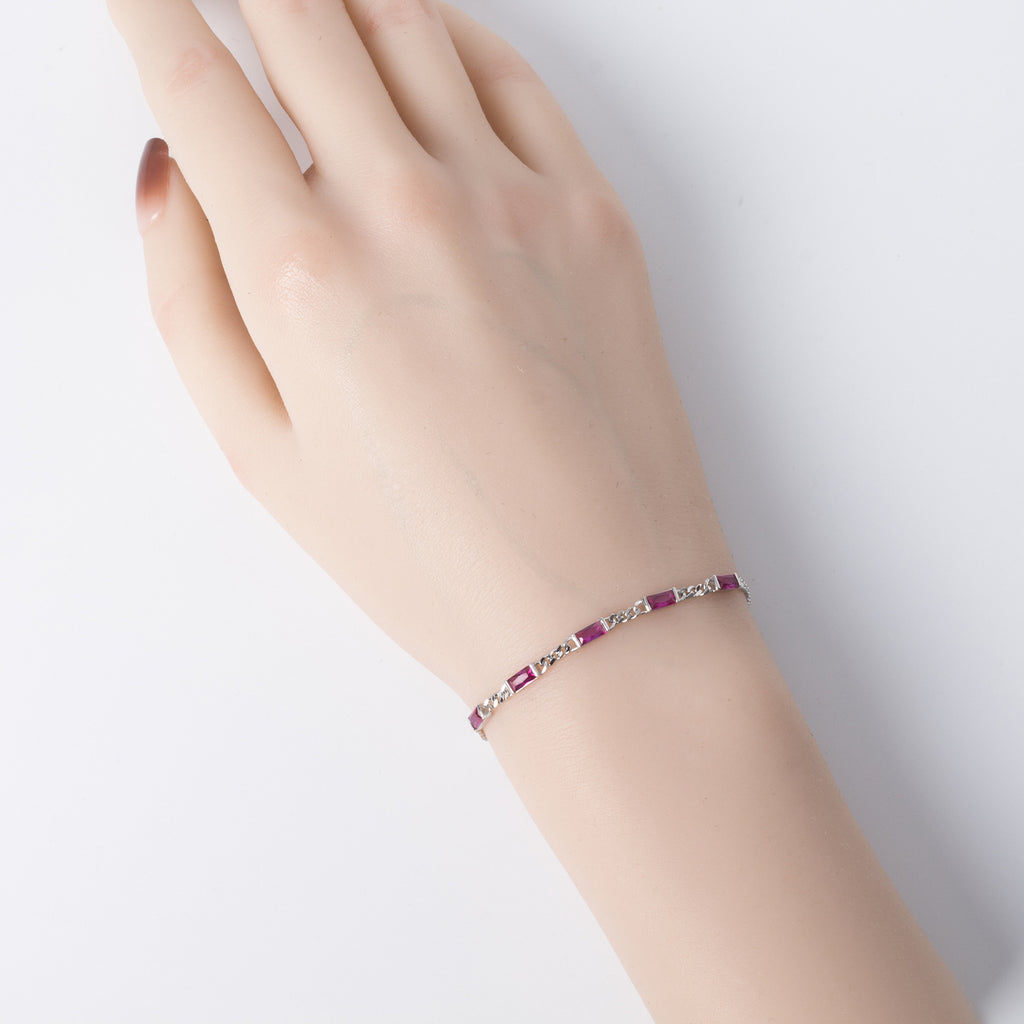 S925 Sterling Silver Cubic Zirconia Bracelet