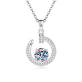 S925 Silver Moissanite Pendant Necklace