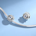 S925 Sterling Silver Devil's Eye Beaded Pendant