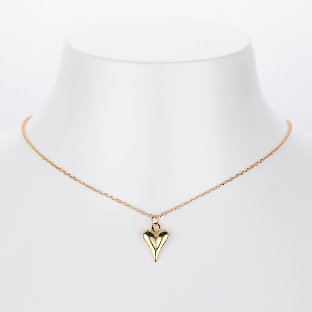 S925 Sterling Silver Heart Necklace