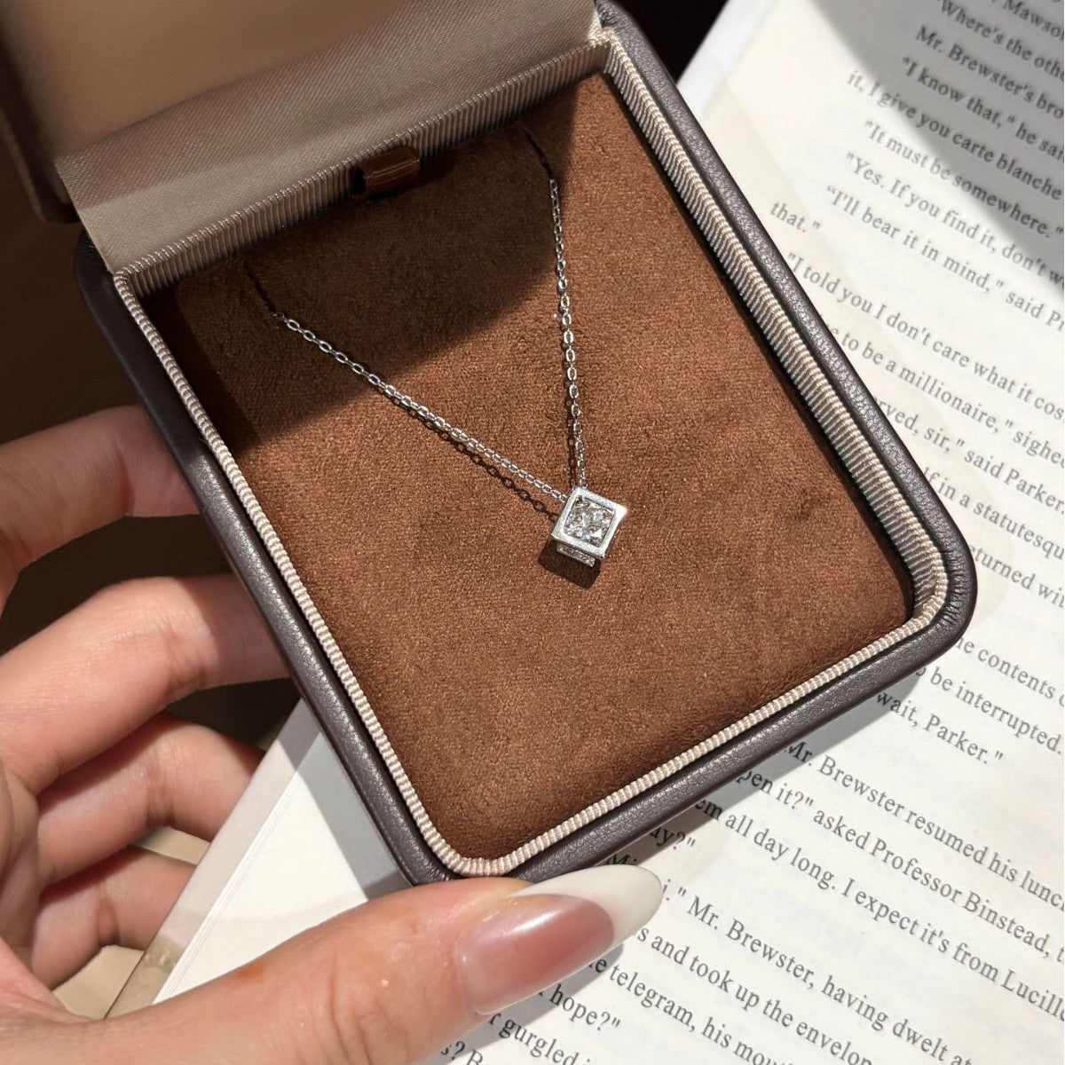 S925 Sterling Silver Moissanite Necklace
