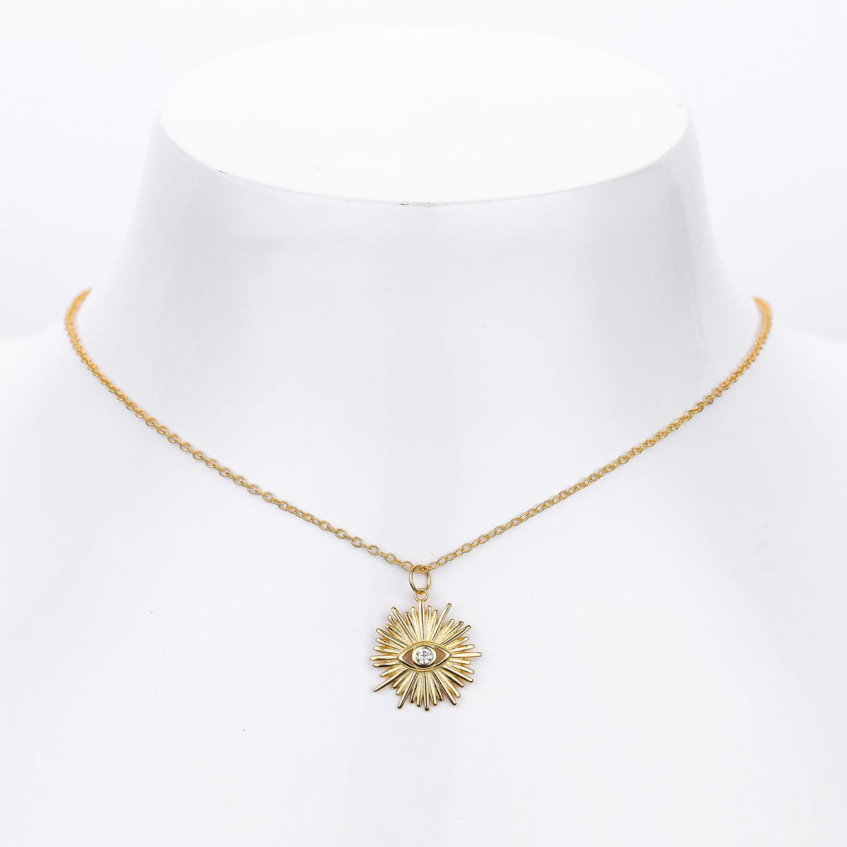 S925 Sterling Silver Fashion Necklace - Evil Eye