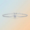 S925 Silver "Dawn Dew" Moissanite Bracelet