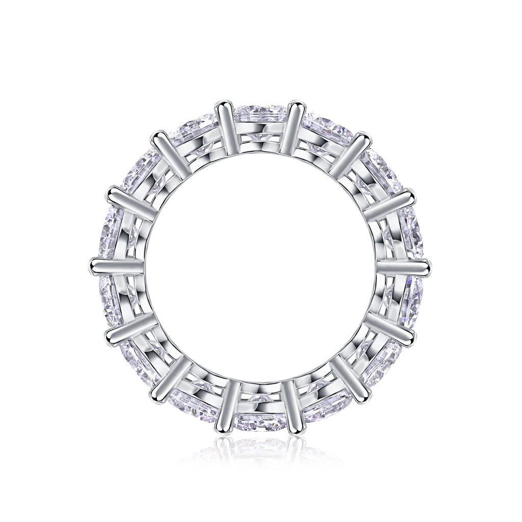 S925 Sterling Silver Moissanite Ring