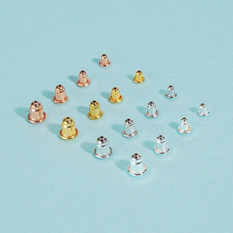 S925 sterling silver bullet ear plug anti-dropping accessories wholesale