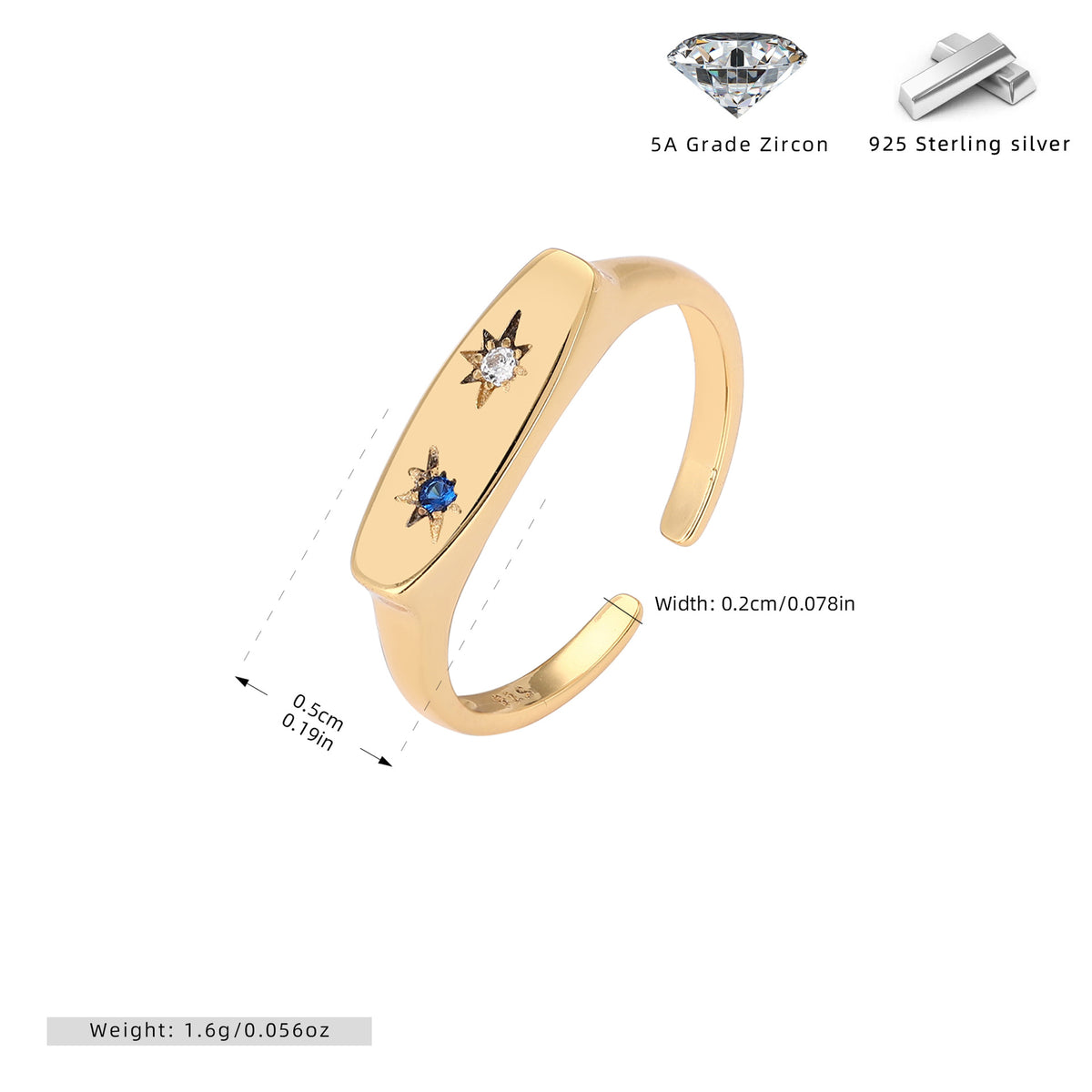 Popular S925 sterling silver rings in Europe and America, featuring niche designs