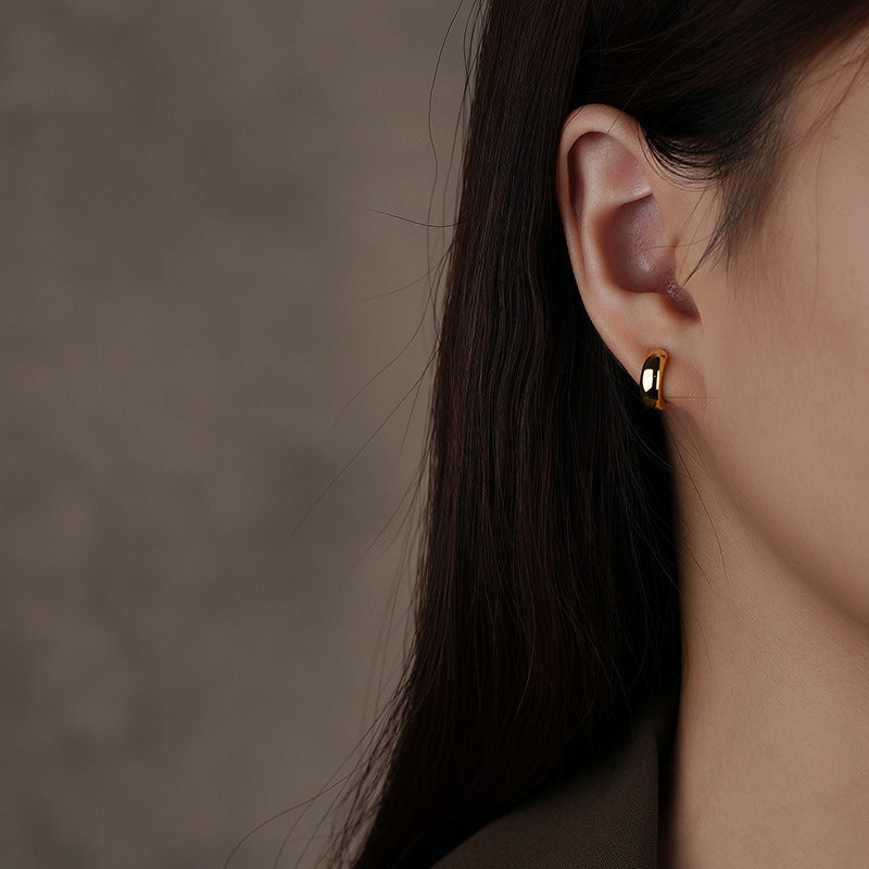 925 Sterling Silver Hoop Earrings
