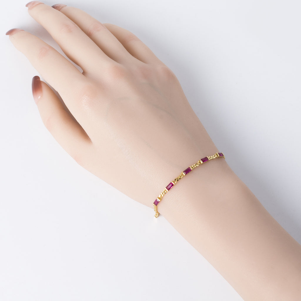 S925 Sterling Silver Cubic Zirconia Bracelet