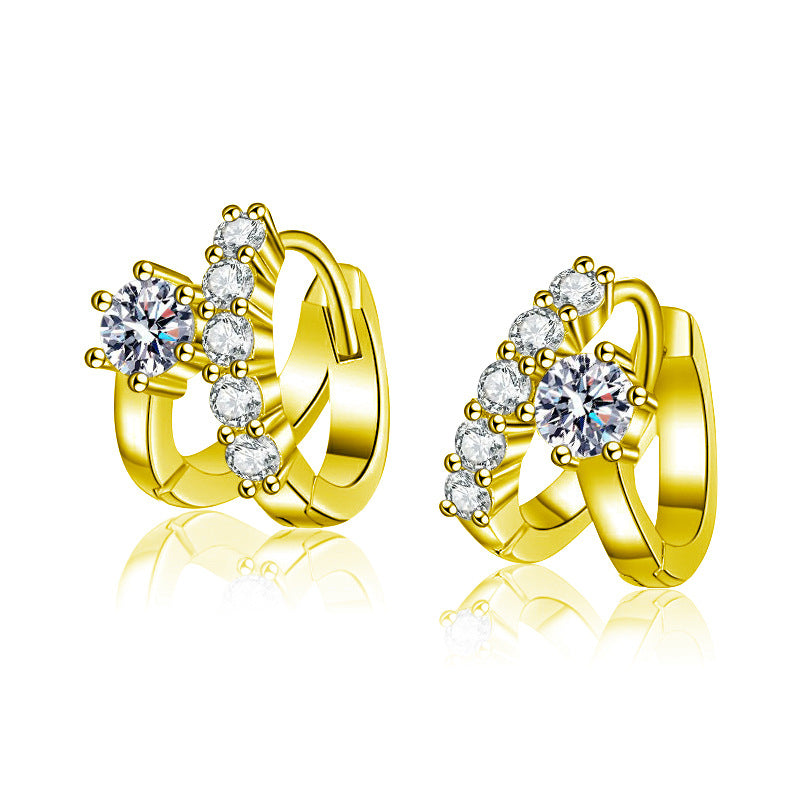S925 Sterling Silver Moissanite Earrings