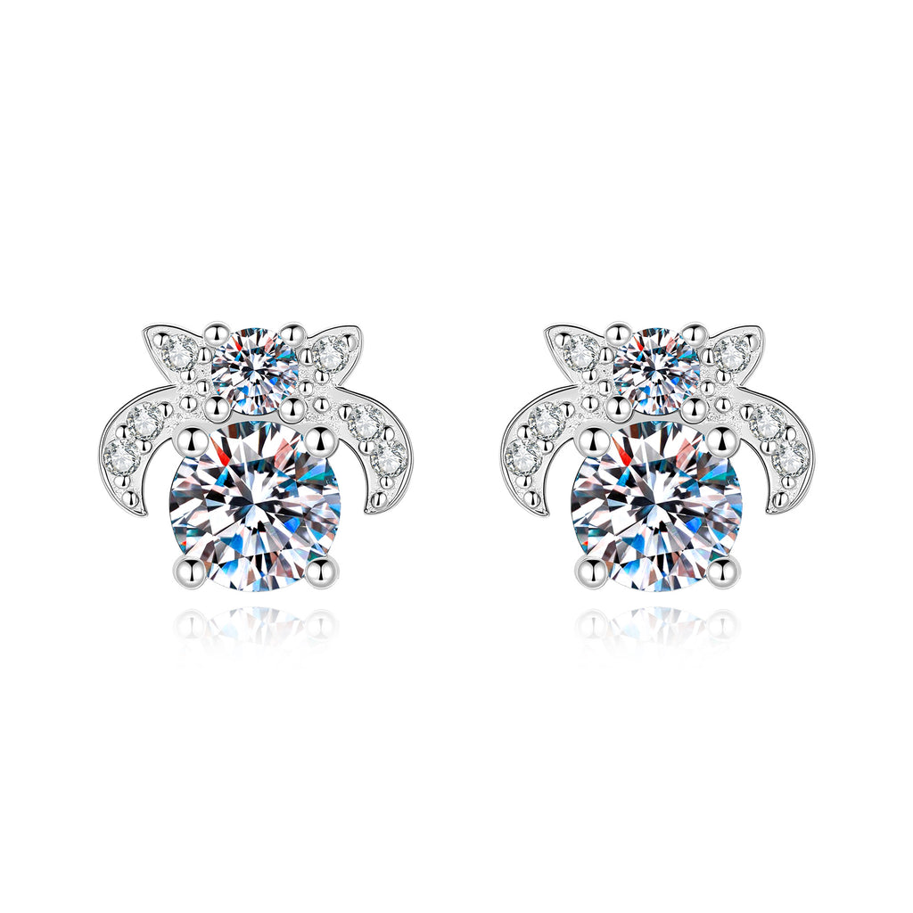 S925 Sterling Silver Moissanite Earrings