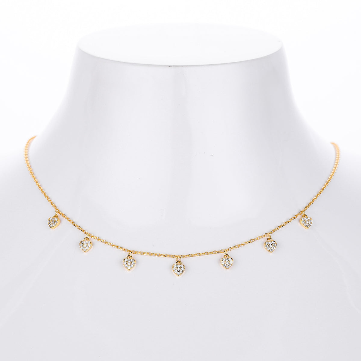 S925 pure silver zirconia ins exclusive necklace
