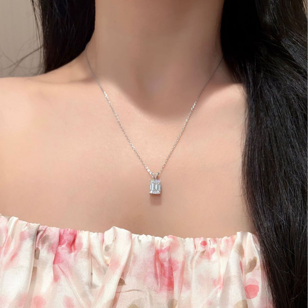 S925 Sterling Silver Moissanite Necklace