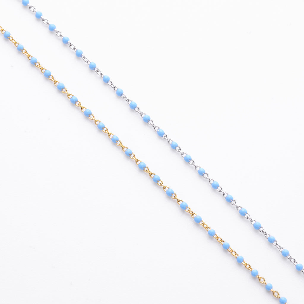 S925 Sterling Silver Bracelet with Colorful Enamel Detail