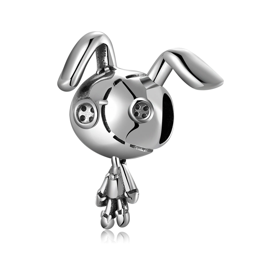 S925 Sterling Silver Gothic Doll Pendant