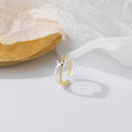 S925 Sterling Silver Open Knot Ring