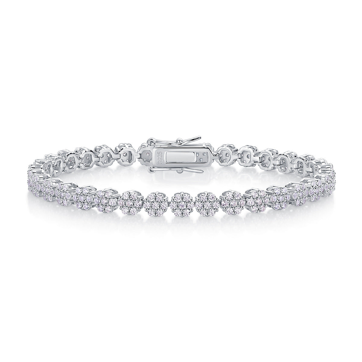 S925 Silver Moissanite Bracelet