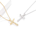 S925 Sterling Silver Cross Necklace