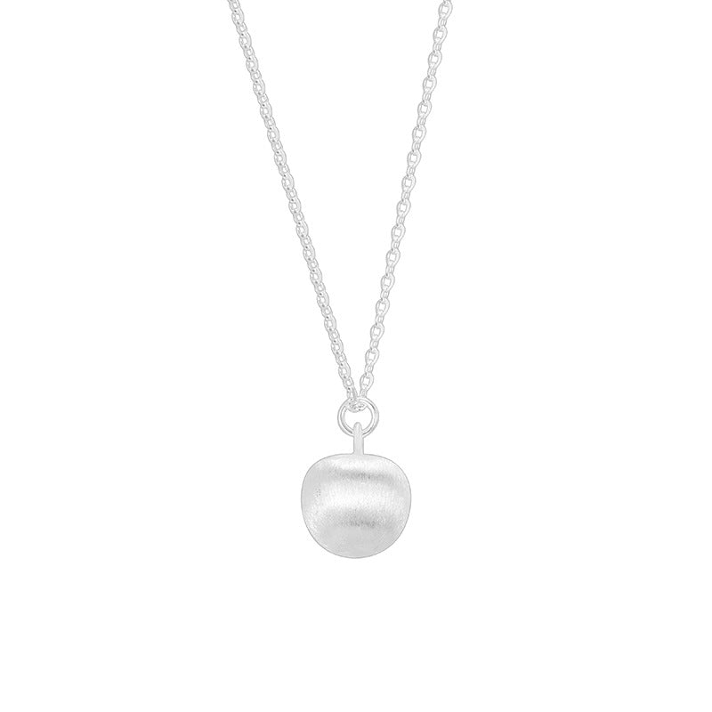 S925 Sterling Silver Christmas Mini Apple Necklace