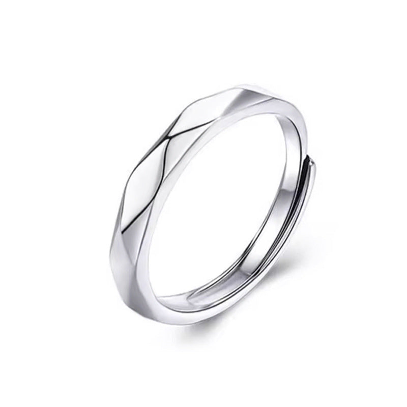 S925 Sterling Silver Moissanite Couple Rings