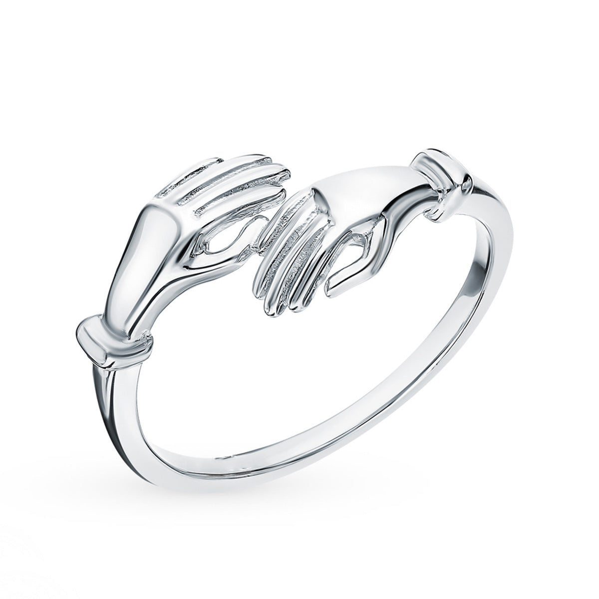 S925 Sterling Silver Halloween Hug-Gesture Ring