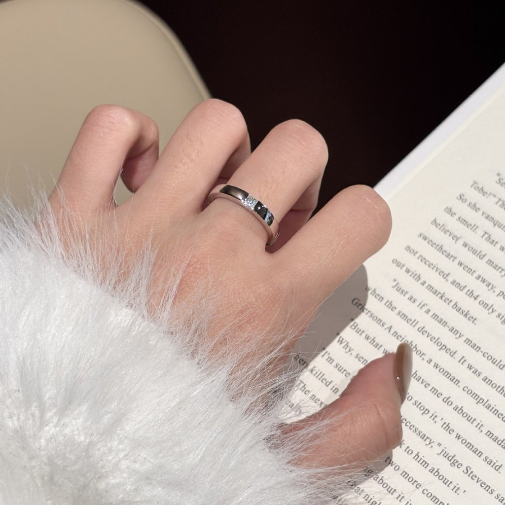 S925 Sterling Silver Moissanite Ring