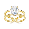 S925 Silver "New Chinese Style" Traditional-Craft Moissanite Ring