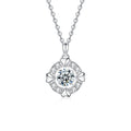 S925 Sterling Silver Moissanite Simple Heart Necklace