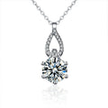 S925 Sterling Silver Moissanite Necklace