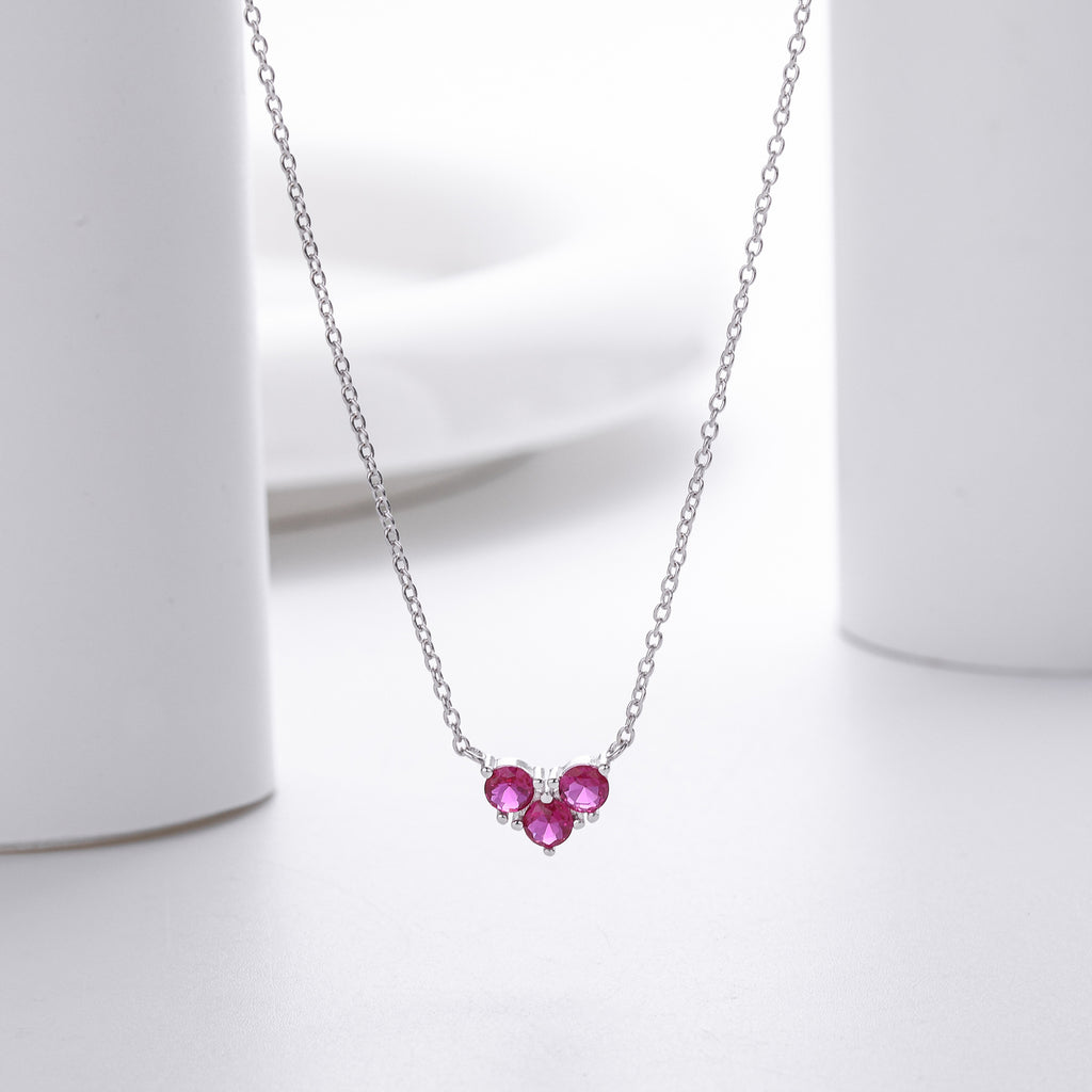S925 Sterling Silver Niche Design Zirconia Necklace